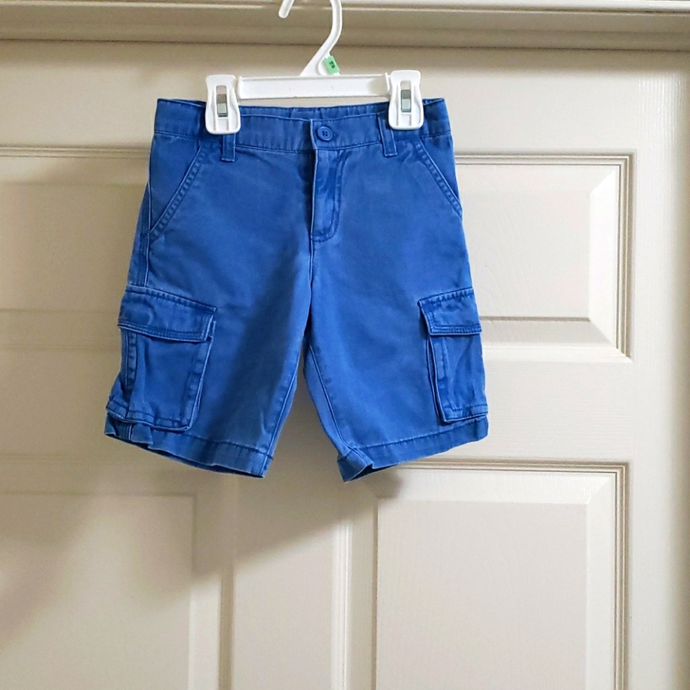 Crazy 8 toddler boys size 4T  blue cargo shorts